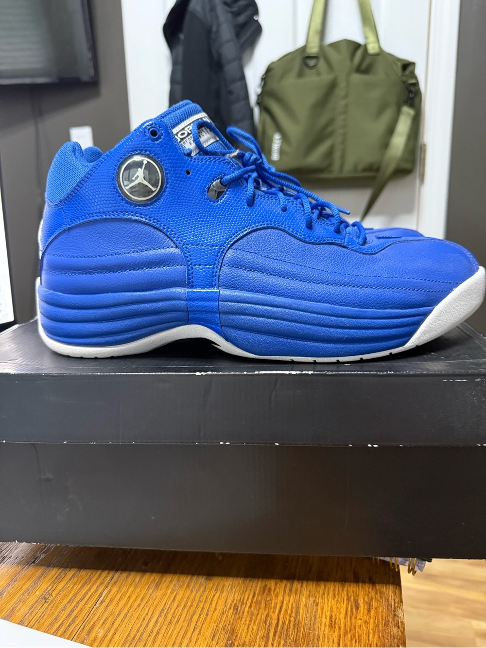 Jordan Men’s Royal Blue High-Top Basketball Shoes